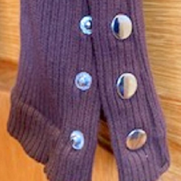 Poof High Waist Ankle-Snap Leggings Cotton Blend - Picture 4 of 8